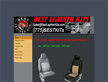 Tablet Screenshot of bestleatherkits.com